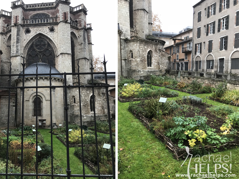 Cahors france cathédrale, les jardin secrets