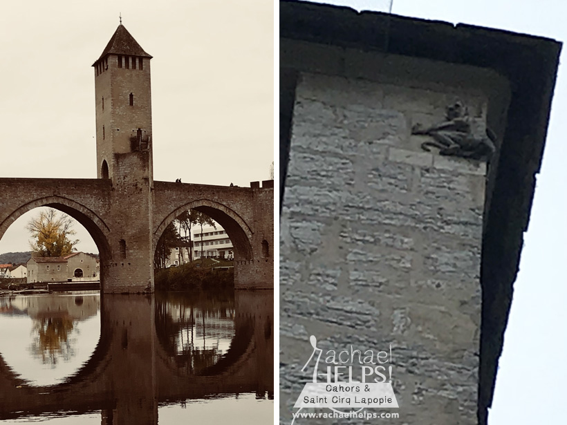 The devil on valentré bridge cahors france