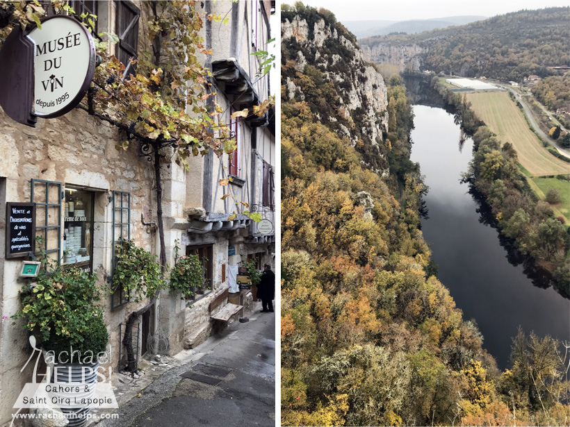 Saint-cirq lapopie france et musée du vin